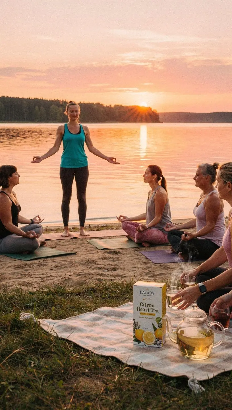 Balady citrinos širdies arbatos pakuotė su Egipto simbolika