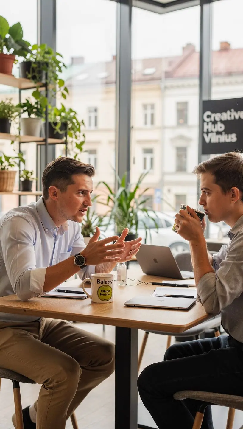 Balady Citron širdies arbatos pakuotė, dekoruota Egipto simbolika ir citrusinių vaisių motyvais.